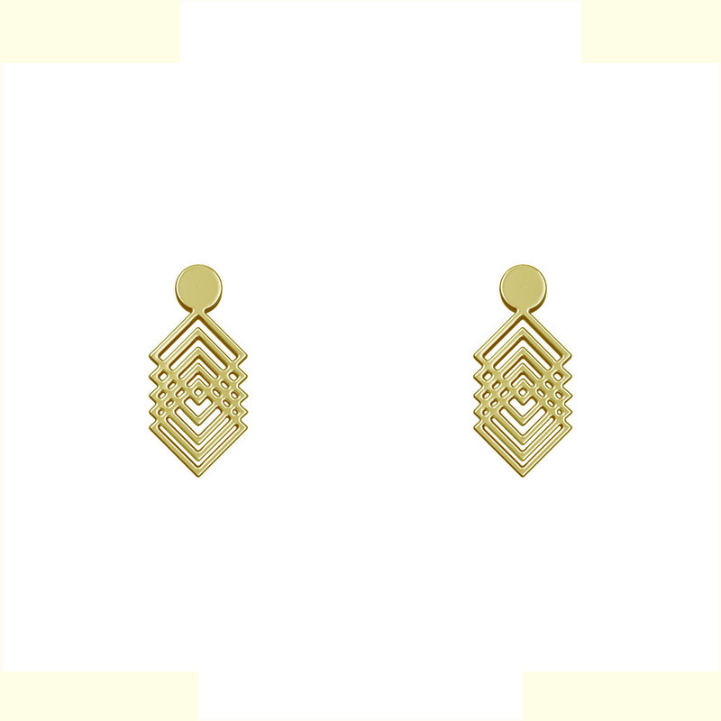 گوشواره طلا 18 عیار زنانه مدوپد مدل هندسی کد GA1-13379 گوشواره طلا 18 عیار زنانه مدوپد مدل هندسی کد GA1-13379