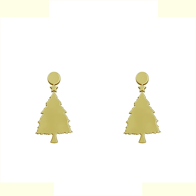 گوشواره طلا 18 عیار زنانه مدوپد مدل درخت کد GA1-13385 گوشواره طلا 18 عیار زنانه مدوپد مدل درخت کد GA1-13385