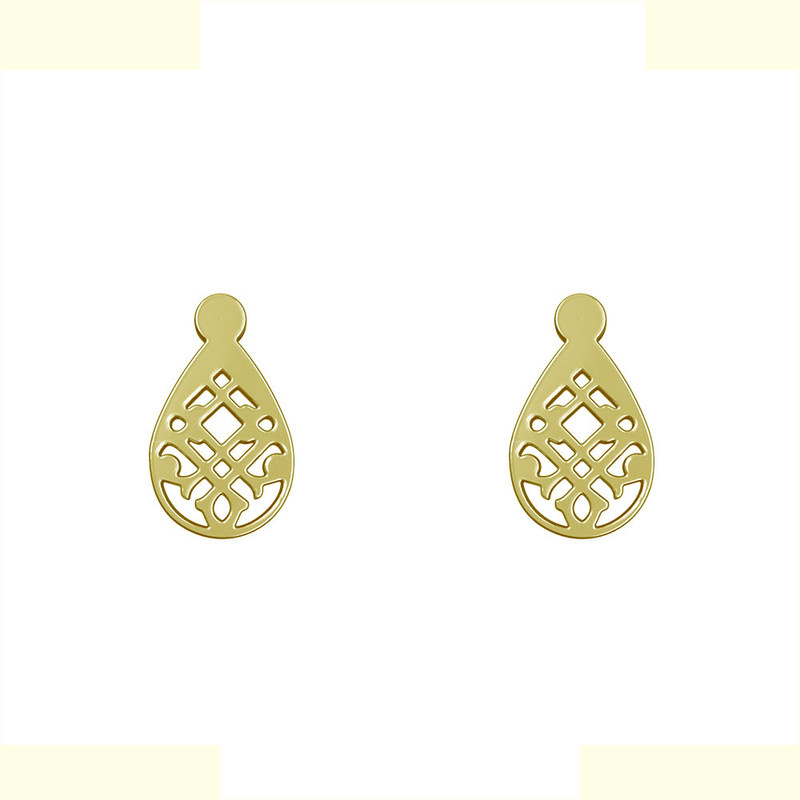 گوشواره طلا 18 عیار زنانه مدوپد مدل هندسی کد GA1-13407 گوشواره طلا 18 عیار زنانه مدوپد مدل هندسی کد GA1-13407