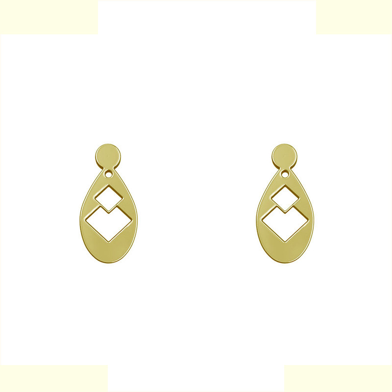 گوشواره طلا 18 عیار زنانه مدوپد مدل هندسی کد GA1-13410 گوشواره طلا 18 عیار زنانه مدوپد مدل هندسی کد GA1-13410