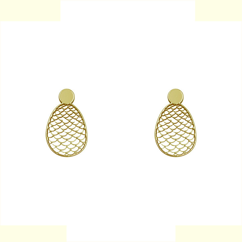 گوشواره طلا 18 عیار زنانه مدوپد مدل هندسی کد GA1-13433 گوشواره طلا 18 عیار زنانه مدوپد مدل هندسی کد GA1-13433