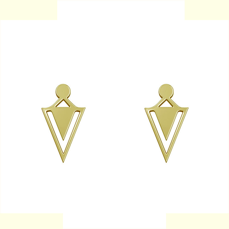 گوشواره طلا 18 عیار زنانه مدوپد مدل هندسی کد GA1-13436 گوشواره طلا 18 عیار زنانه مدوپد مدل هندسی کد GA1-13436