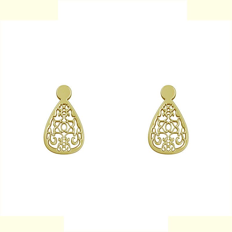 گوشواره طلا 18 عیار زنانه مدوپد مدل هندسی کد GA1-13442 گوشواره طلا 18 عیار زنانه مدوپد مدل هندسی کد GA1-13442