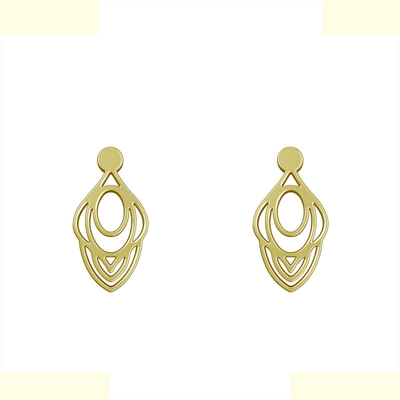 گوشواره طلا 18 عیار زنانه مدوپد مدل هندسی کد GA1-13456 گوشواره طلا 18 عیار زنانه مدوپد مدل هندسی کد GA1-13456