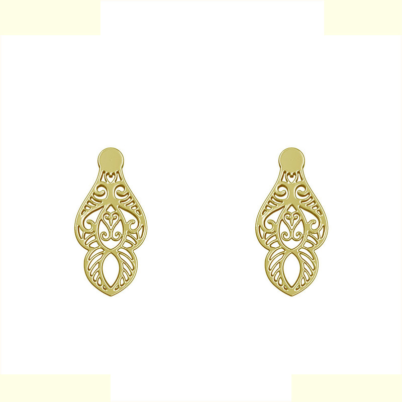 گوشواره طلا 18 عیار زنانه مدوپد مدل هندسی کد GA1-13536 گوشواره طلا 18 عیار زنانه مدوپد مدل هندسی کد GA1-13536