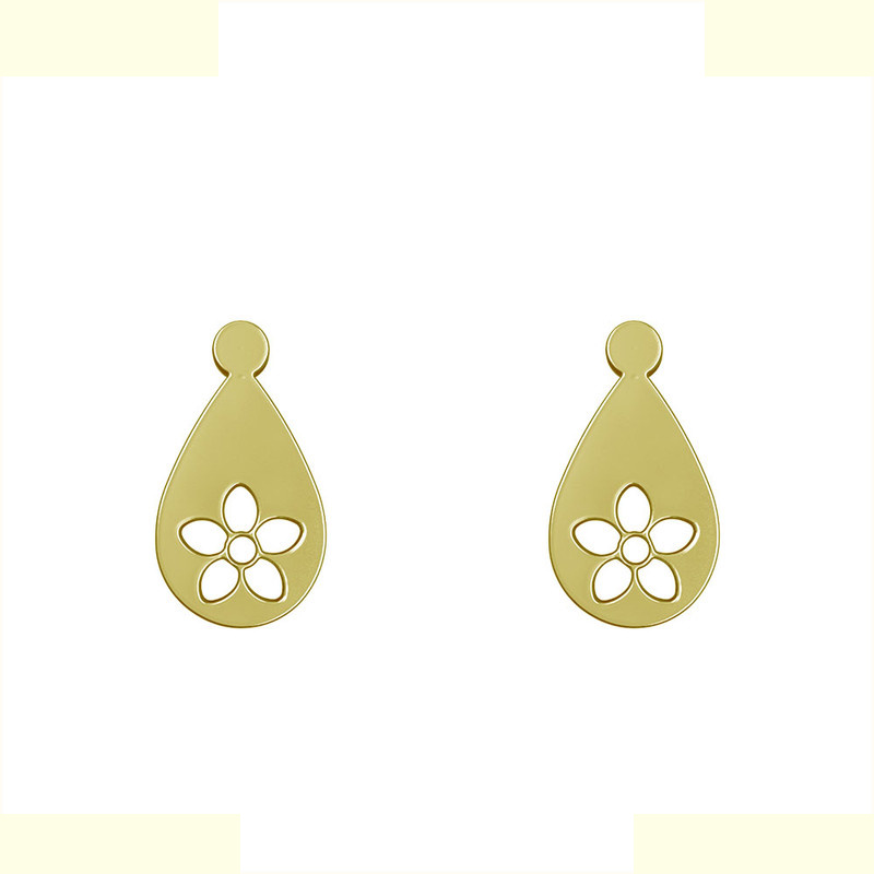 گوشواره طلا 18 عیار زنانه مدوپد مدل گل کد GA1-13539 گوشواره طلا 18 عیار زنانه مدوپد مدل گل کد GA1-13539