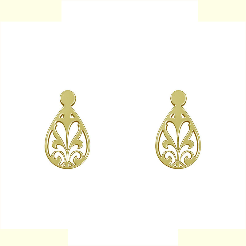 گوشواره طلا 18 عیار زنانه مدوپد مدل هندسی کد GA1-13587 گوشواره طلا 18 عیار زنانه مدوپد مدل هندسی کد GA1-13587