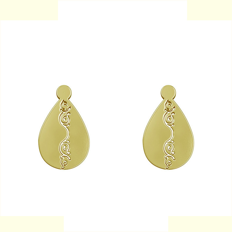 گوشواره طلا 18 عیار زنانه مدوپد مدل هندسی کد GA1-13594 گوشواره طلا 18 عیار زنانه مدوپد مدل هندسی کد GA1-13594