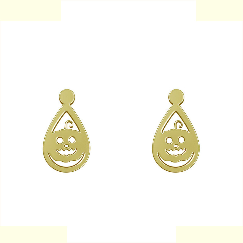 گوشواره طلا 18 عیار زنانه مدوپد مدل هالووین کد GA1-13595 گوشواره طلا 18 عیار زنانه مدوپد مدل هالووین کد GA1-13595