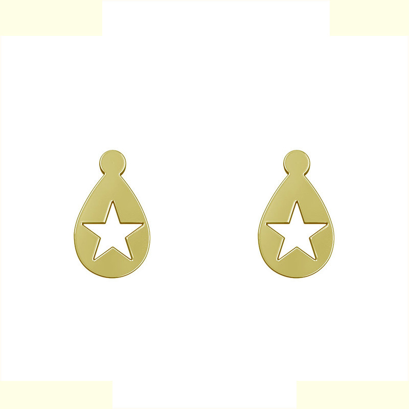 گوشواره طلا 18 عیار زنانه مدوپد مدل ستاره کد GA1-13598 گوشواره طلا 18 عیار زنانه مدوپد مدل ستاره کد GA1-13598