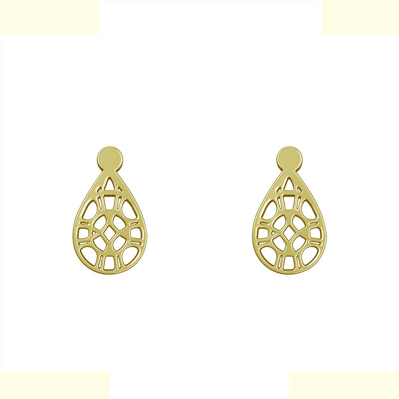 گوشواره طلا 18 عیار زنانه مدوپد مدل هندسی کد GA1-13624 گوشواره طلا 18 عیار زنانه مدوپد مدل هندسی کد GA1-13624