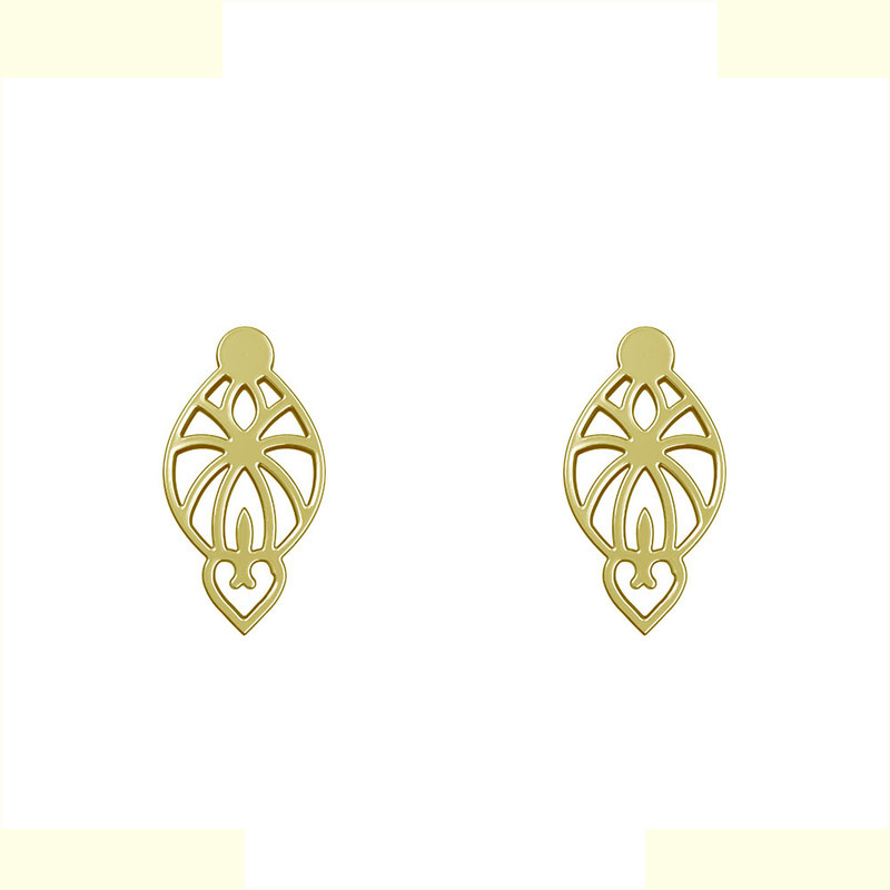 گوشواره طلا 18 عیار زنانه مدوپد مدل هندسی کد GA1-13625 گوشواره طلا 18 عیار زنانه مدوپد مدل هندسی کد GA1-13625