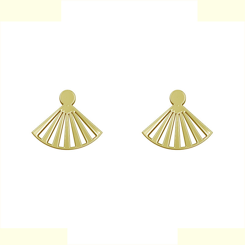 گوشواره طلا 18 عیار زنانه مدوپد مدل هندسی کد GA1-13647 گوشواره طلا 18 عیار زنانه مدوپد مدل هندسی کد GA1-13647