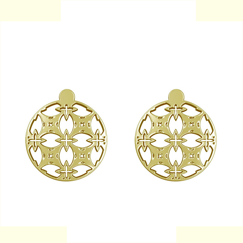 گوشواره طلا 18 عیار زنانه مدوپد مدل هندسی کد GA1-13670 گوشواره طلا 18 عیار زنانه مدوپد مدل هندسی کد GA1-13670