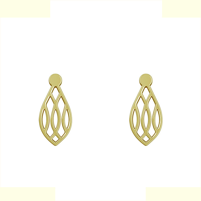 گوشواره طلا 18 عیار زنانه مدوپد مدل هندسی کد GA1-13705 گوشواره طلا 18 عیار زنانه مدوپد مدل هندسی کد GA1-13705