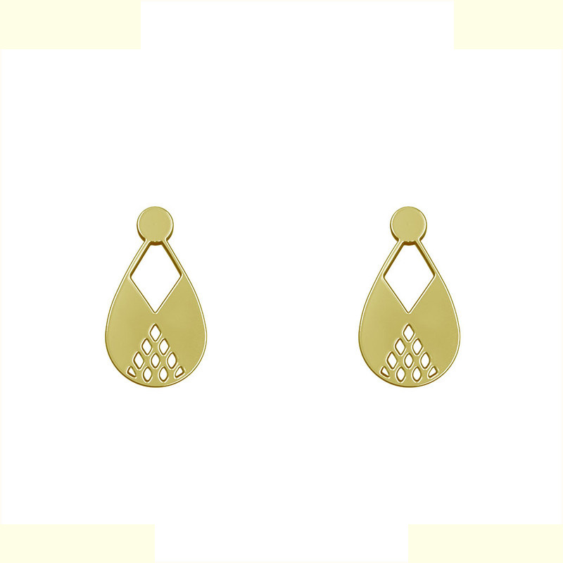 گوشواره طلا 18 عیار زنانه مدوپد مدل هندسی کد GA1-13712 گوشواره طلا 18 عیار زنانه مدوپد مدل هندسی کد GA1-13712