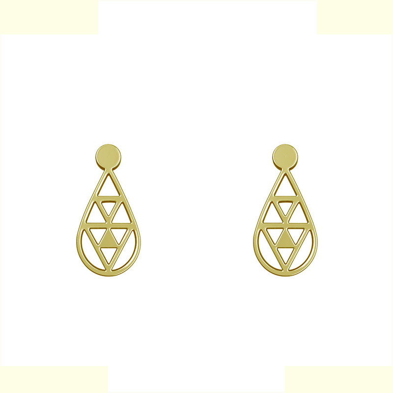 گوشواره طلا 18 عیار زنانه مدوپد مدل هندسی کد GA1-13778 گوشواره طلا 18 عیار زنانه مدوپد مدل هندسی کد GA1-13778