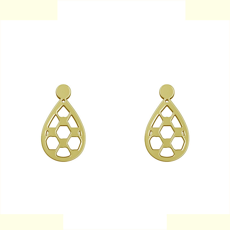 گوشواره طلا 18 عیار زنانه مدوپد مدل هندسی کد GA1-13869 گوشواره طلا 18 عیار زنانه مدوپد مدل هندسی کد GA1-13869