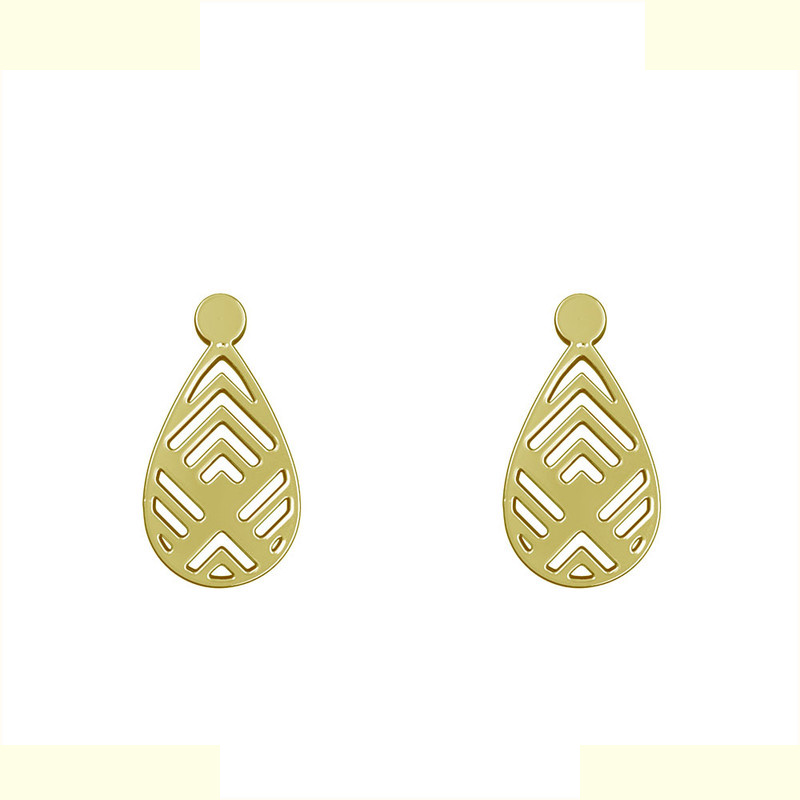 گوشواره طلا 18 عیار زنانه مدوپد مدل هندسی کد GA1-13884 گوشواره طلا 18 عیار زنانه مدوپد مدل هندسی کد GA1-13884