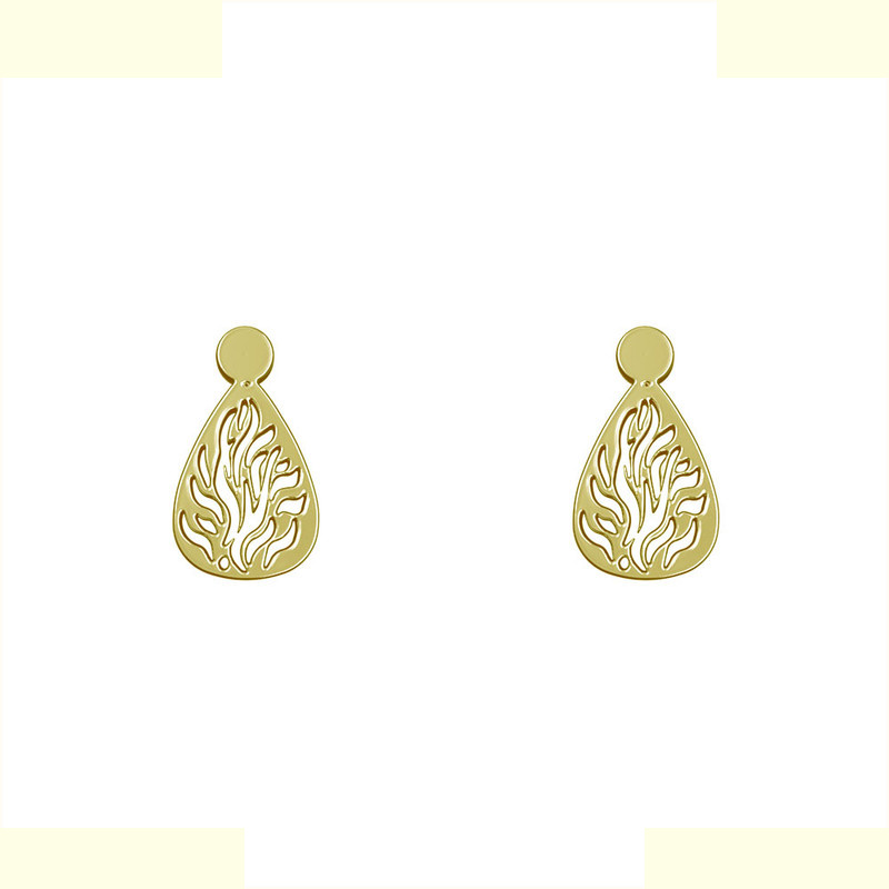 گوشواره طلا 18 عیار زنانه مدوپد مدل هندسی کد GA1-13907 گوشواره طلا 18 عیار زنانه مدوپد مدل هندسی کد GA1-13907