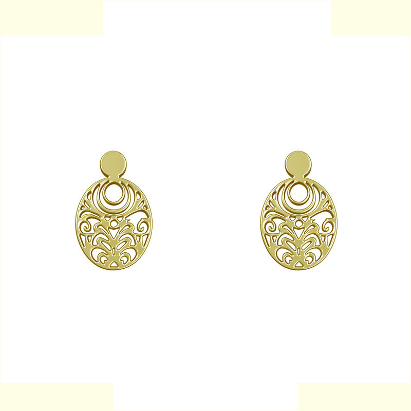 گوشواره طلا 18 عیار زنانه مدوپد مدل هندسی کد GA1-14001 گوشواره طلا 18 عیار زنانه مدوپد مدل هندسی کد GA1-14001