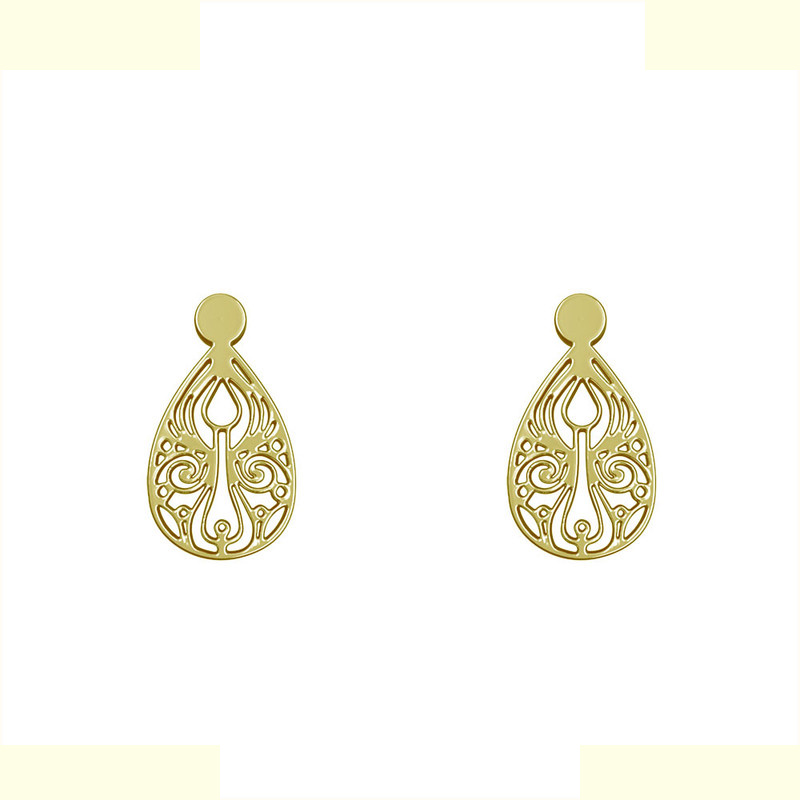 گوشواره طلا 18 عیار زنانه مدوپد مدل هندسی کد GA1-14002 گوشواره طلا 18 عیار زنانه مدوپد مدل هندسی کد GA1-14002