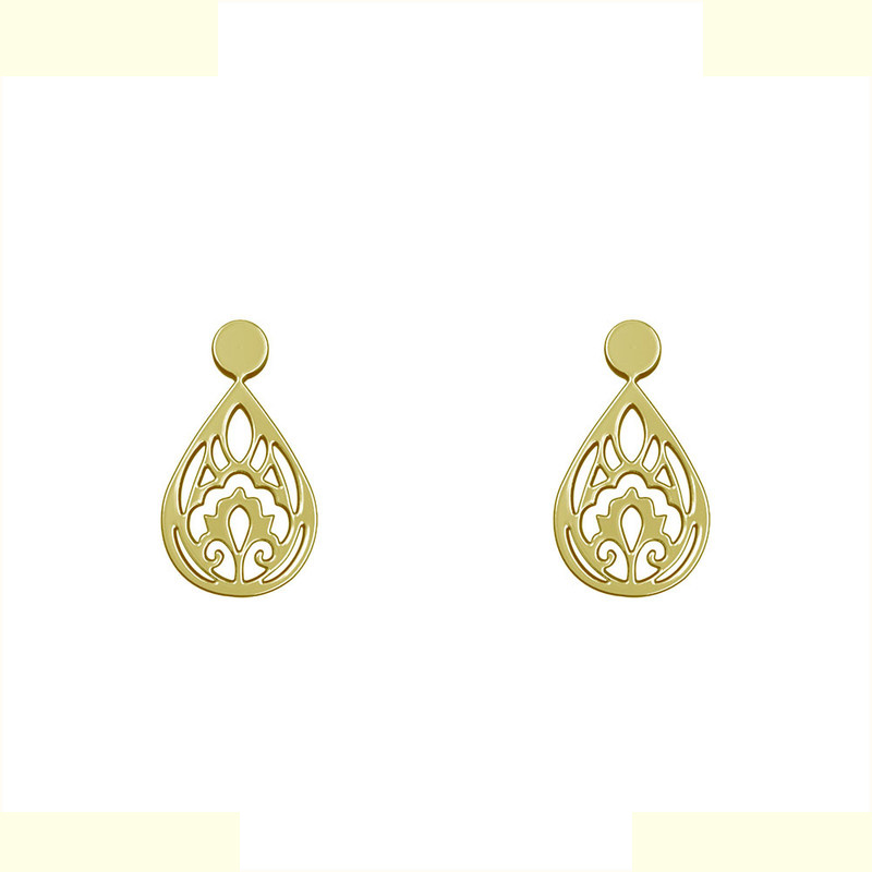 گوشواره طلا 18 عیار زنانه مدوپد مدل هندسی کد GA1-14041 گوشواره طلا 18 عیار زنانه مدوپد مدل هندسی کد GA1-14041