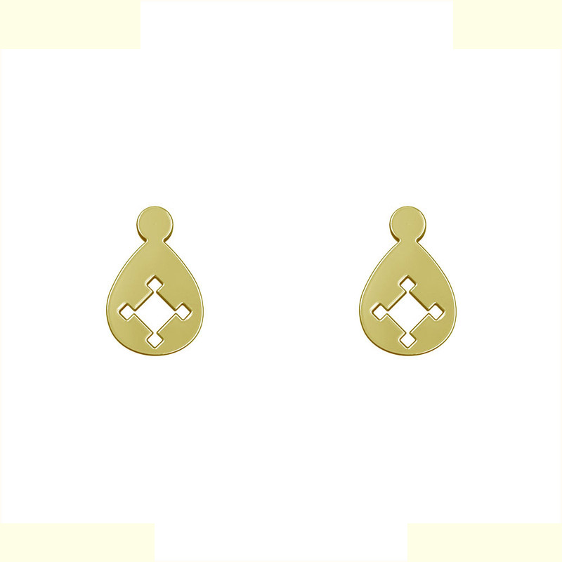 گوشواره طلا 18 عیار زنانه مدوپد مدل هندسی کد GA1-14047 گوشواره طلا 18 عیار زنانه مدوپد مدل هندسی کد GA1-14047