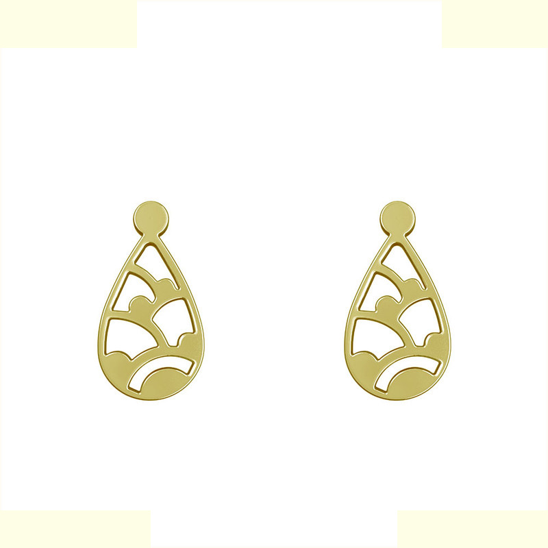 گوشواره طلا 18 عیار زنانه مدوپد مدل هندسی کد GA1-14093 گوشواره طلا 18 عیار زنانه مدوپد مدل هندسی کد GA1-14093