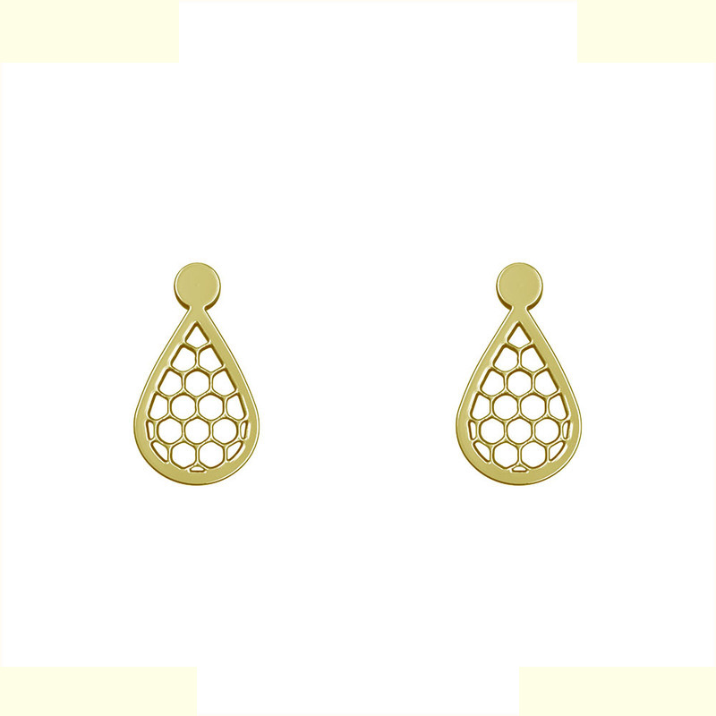 گوشواره طلا 18 عیار زنانه مدوپد مدل هندسی کد GA1-14100 گوشواره طلا 18 عیار زنانه مدوپد مدل هندسی کد GA1-14100