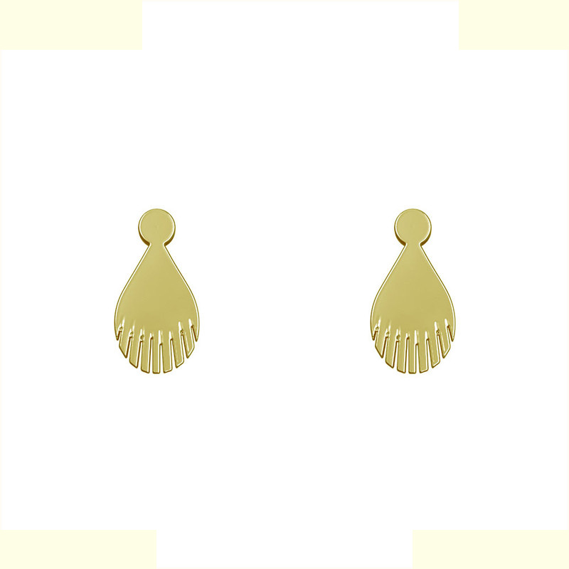 گوشواره طلا 18 عیار زنانه مدوپد مدل هندسی کد GA1-14107 گوشواره طلا 18 عیار زنانه مدوپد مدل هندسی کد GA1-14107