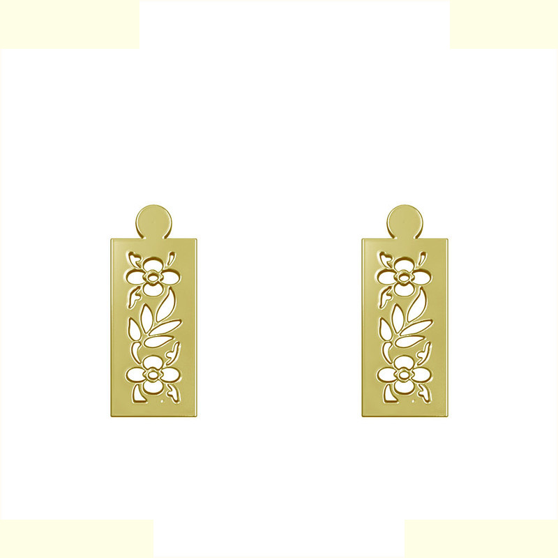 گوشواره طلا 18 عیار زنانه مدوپد مدل هندسی کد GA1-14118 گوشواره طلا 18 عیار زنانه مدوپد مدل هندسی کد GA1-14118