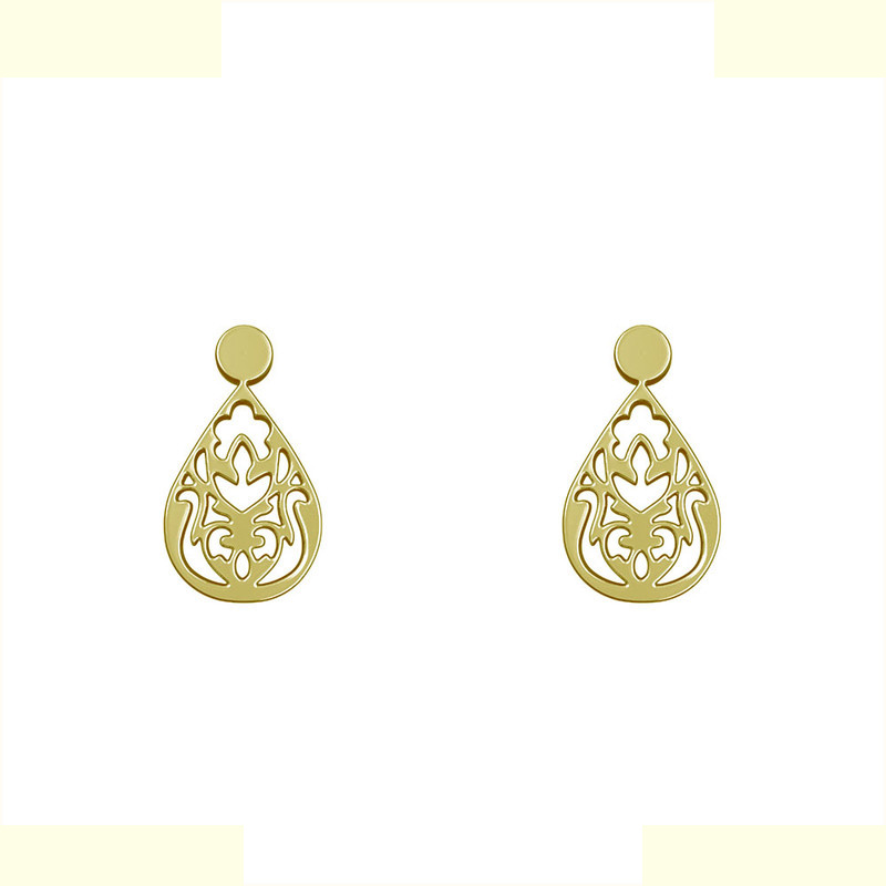 گوشواره طلا 18 عیار زنانه مدوپد مدل هندسی کد GA1-14125 گوشواره طلا 18 عیار زنانه مدوپد مدل هندسی کد GA1-14125