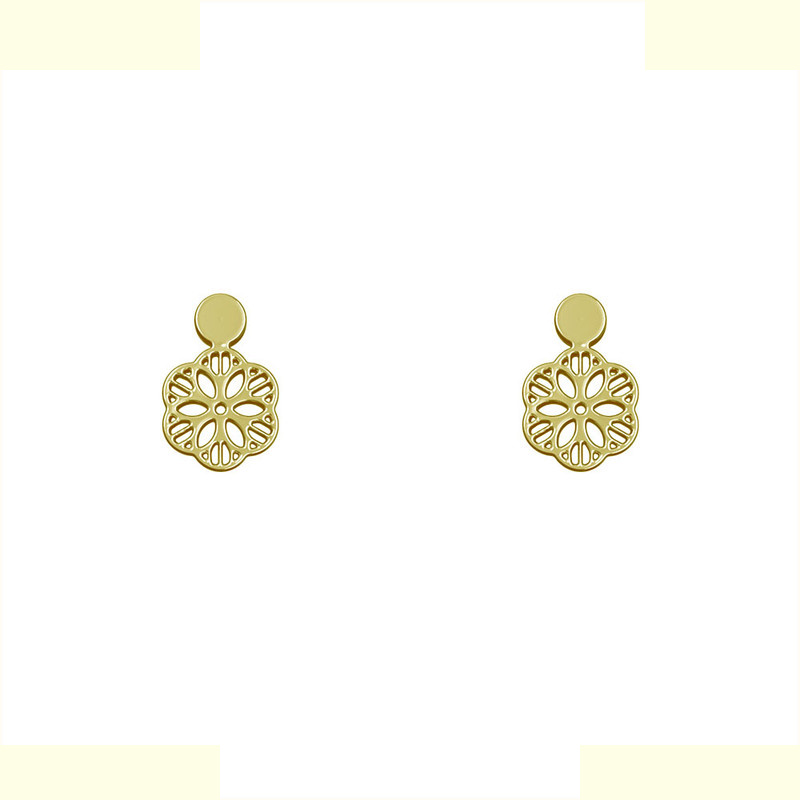 گوشواره طلا 18 عیار زنانه مدوپد مدل هندسی کد GA1-14130 گوشواره طلا 18 عیار زنانه مدوپد مدل هندسی کد GA1-14130