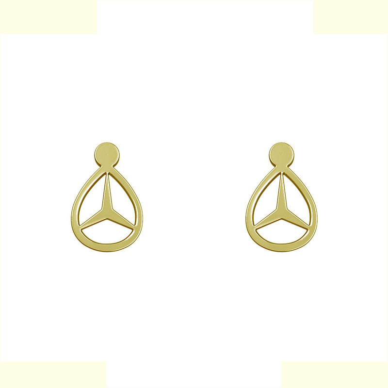 گوشواره طلا 18 عیار زنانه مدوپد مدل بنز کد GA1-14138 گوشواره طلا 18 عیار زنانه مدوپد مدل بنز کد GA1-14138