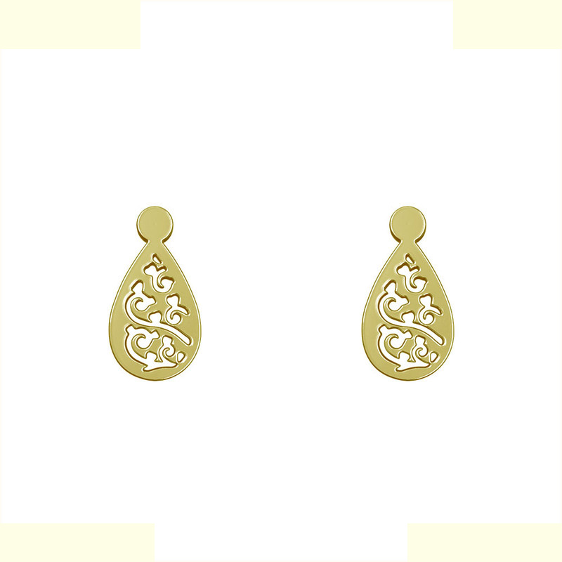 گوشواره طلا 18 عیار زنانه مدوپد مدل هندسی کد GA1-14151 گوشواره طلا 18 عیار زنانه مدوپد مدل هندسی کد GA1-14151