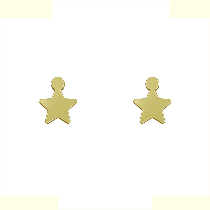 گوشواره طلا 18 عیار زنانه مدوپد مدل ستاره کد GA1-14244 گوشواره طلا 18 عیار زنانه مدوپد مدل ستاره کد GA1-14244