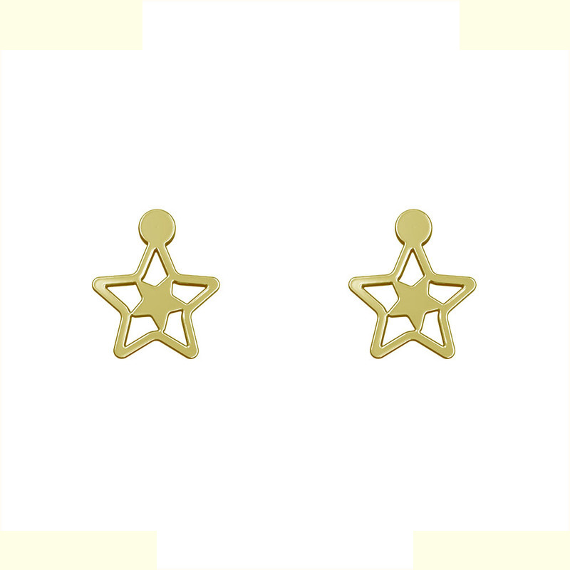 گوشواره طلا 18 عیار زنانه مدوپد مدل ستاره کد GA1-14248 گوشواره طلا 18 عیار زنانه مدوپد مدل ستاره کد GA1-14248