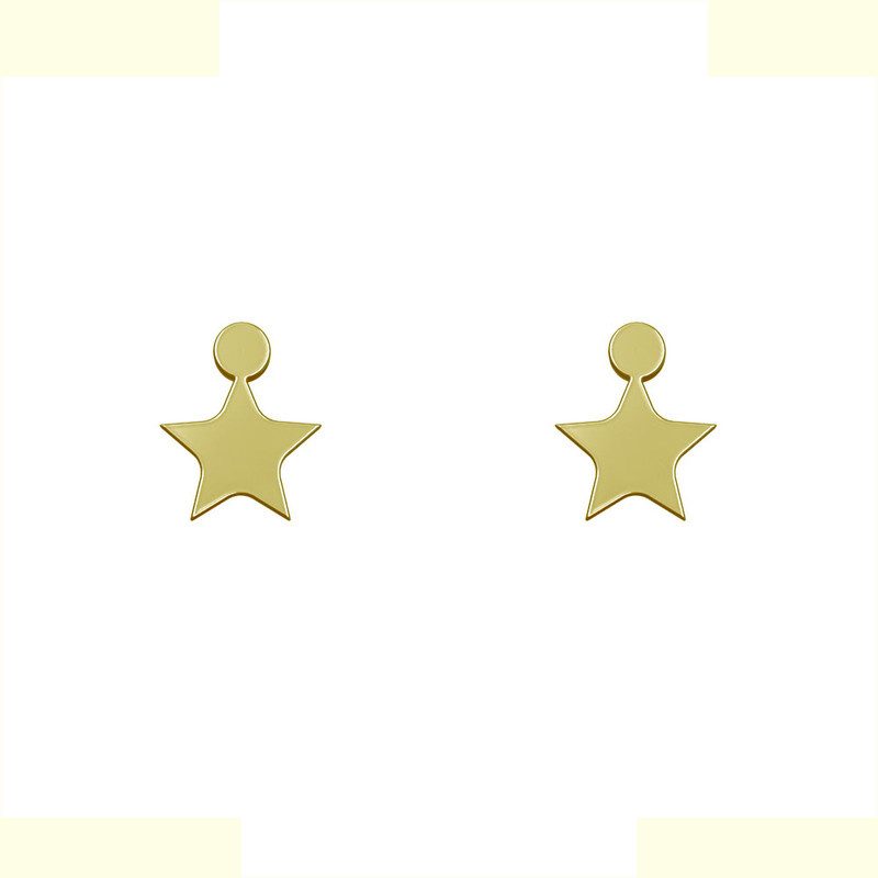 گوشواره طلا 18 عیار زنانه مدوپد مدل ستاره کد GA1-14252 گوشواره طلا 18 عیار زنانه مدوپد مدل ستاره کد GA1-14252