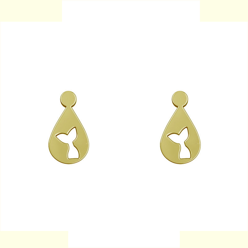 گوشواره طلا 18 عیار زنانه مدوپد مدل هندسی کد GA1-14261 گوشواره طلا 18 عیار زنانه مدوپد مدل هندسی کد GA1-14261