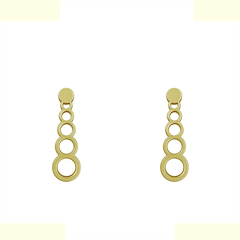 گوشواره طلا 18 عیار زنانه مدوپد مدل حلقه کد GA1-14310 گوشواره طلا 18 عیار زنانه مدوپد مدل حلقه کد GA1-14310