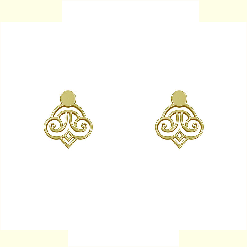 گوشواره طلا 18 عیار زنانه مدوپد مدل هندسی کد GA1-14408 گوشواره طلا 18 عیار زنانه مدوپد مدل هندسی کد GA1-14408