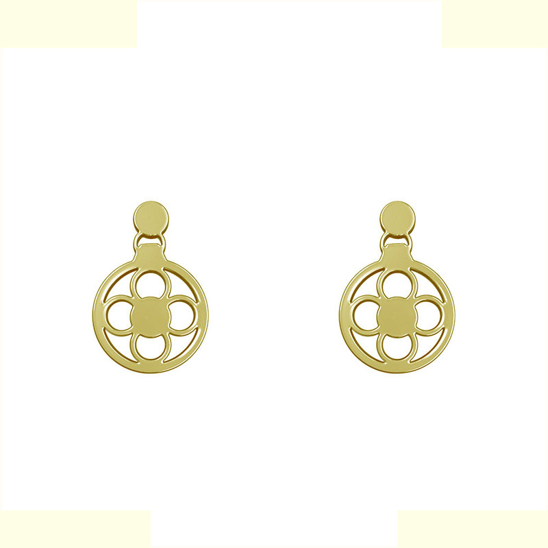 گوشواره طلا 18 عیار زنانه مدوپد مدل هندسی کد GA1-14491 گوشواره طلا 18 عیار زنانه مدوپد مدل هندسی کد GA1-14491