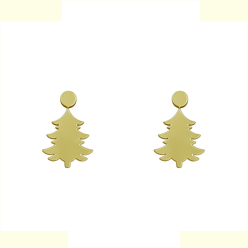 گوشواره طلا 18 عیار زنانه مدوپد مدل درخت کد GA1-14492 گوشواره طلا 18 عیار زنانه مدوپد مدل درخت کد GA1-14492