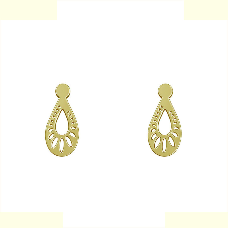 گوشواره طلا 18 عیار زنانه مدوپد مدل هندسی کد GA1-14501 گوشواره طلا 18 عیار زنانه مدوپد مدل هندسی کد GA1-14501