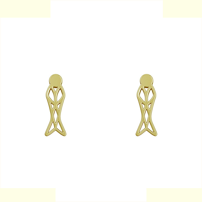 گوشواره طلا 18 عیار زنانه مدوپد مدل هندسی کد GA1-14508 گوشواره طلا 18 عیار زنانه مدوپد مدل هندسی کد GA1-14508