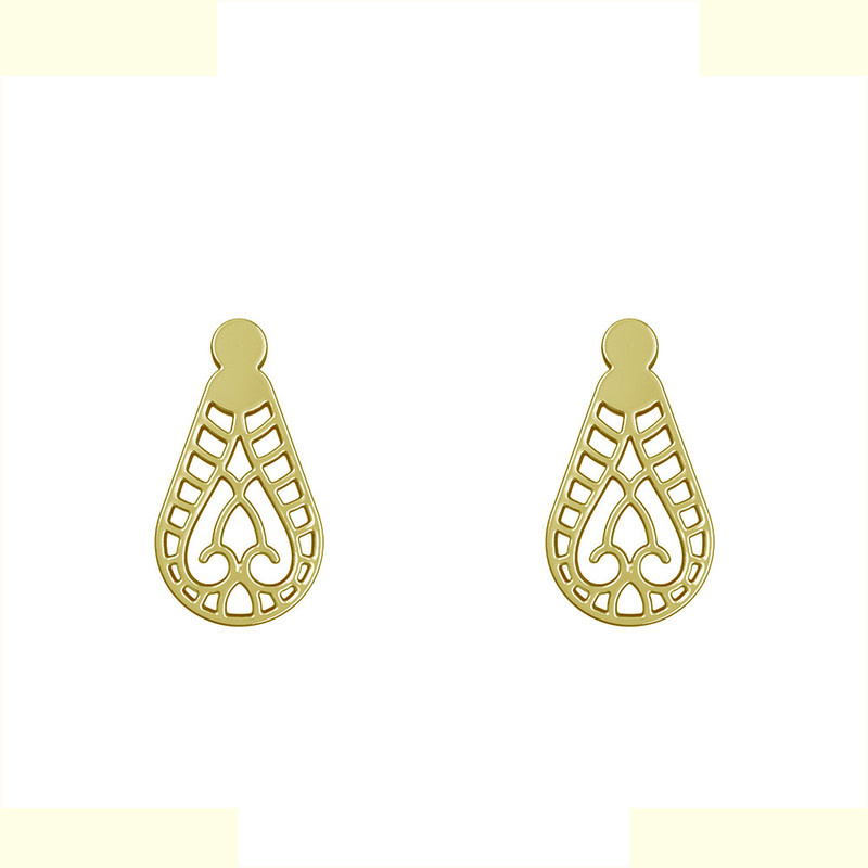 گوشواره طلا 18 عیار زنانه مدوپد مدل هندسی کد GA1-14514 گوشواره طلا 18 عیار زنانه مدوپد مدل هندسی کد GA1-14514