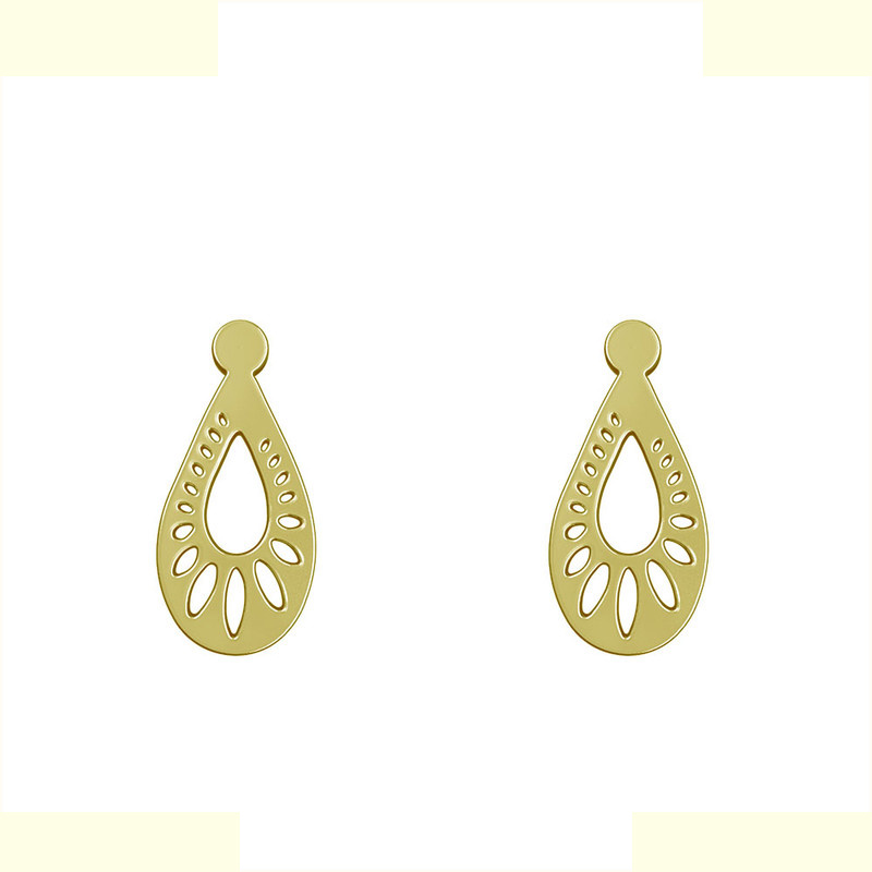 گوشواره طلا 18 عیار زنانه مدوپد مدل هندسی کد GA1-14554 گوشواره طلا 18 عیار زنانه مدوپد مدل هندسی کد GA1-14554