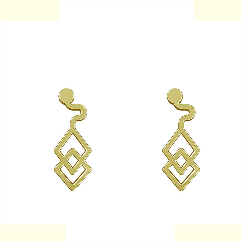 گوشواره طلا 18 عیار زنانه مدوپد مدل هندسی کد GA1-14633 گوشواره طلا 18 عیار زنانه مدوپد مدل هندسی کد GA1-14633