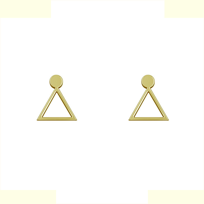 گوشواره طلا 18 عیار زنانه مدوپد مدل مثلث کد GA1-14665 گوشواره طلا 18 عیار زنانه مدوپد مدل مثلث کد GA1-14665
